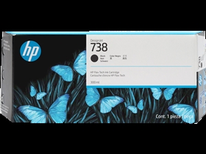 HP 738 300-ml Black ?rnilna kartuša DesignJet