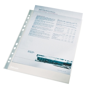 Esselte Žep 38my PP reliefni A4 TÅ (100)