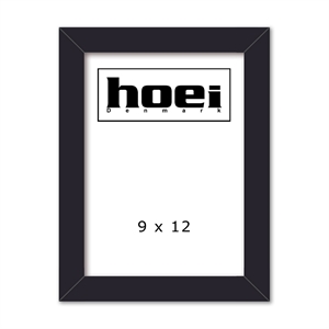 Sort leseni okvir za fotografije in plakate 9 x 12 cm