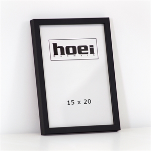 Sort leseni okvir za fotografije in plakate 15 x 20 cm
