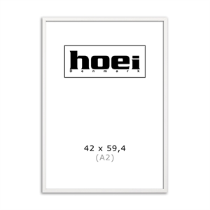 Hviden lesen okvir za fotografije in plakate je 42 x 59,4 cm (A2).