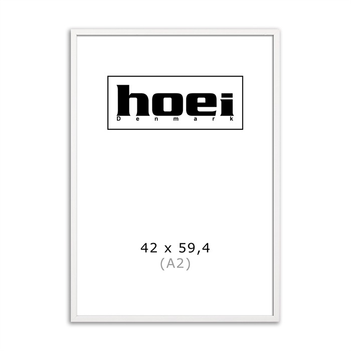 Hviden lesen okvir za fotografije in plakate je 42 x 59,4 cm (A2).