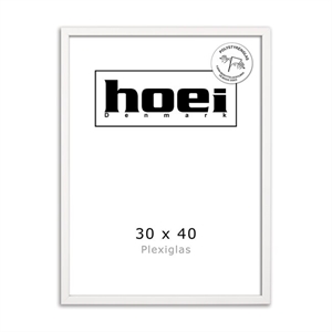 Beli lesen okvir za fotografije in plakate 30 x 40 - PLEXI cm