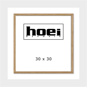 Masivni okvir iz hrastovega lesa za fotografije in plakate 30 x 30 cm