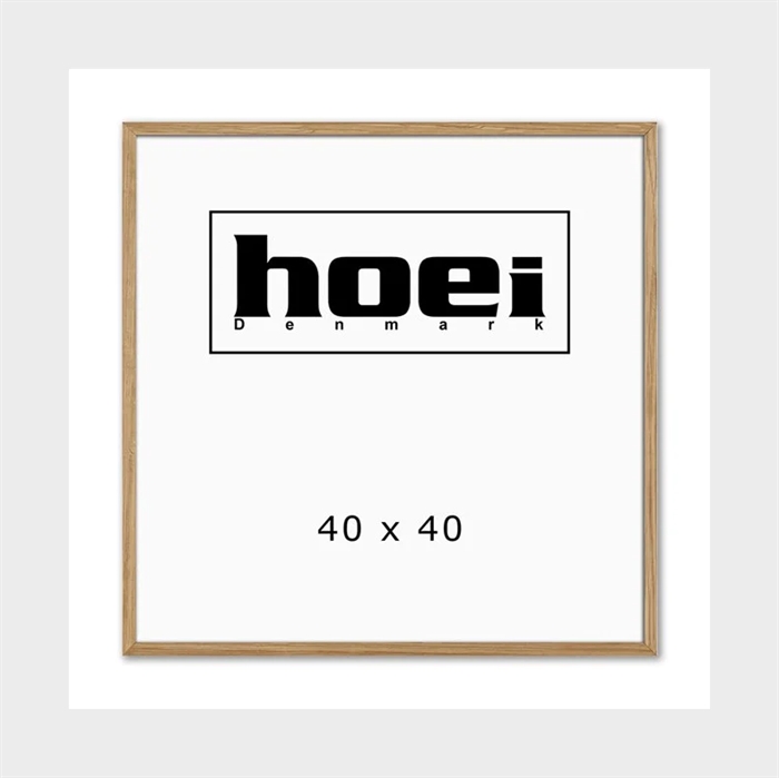 Masiven okvir iz hrastovega lesa za fotografije in plakate 40 x 40 cm
