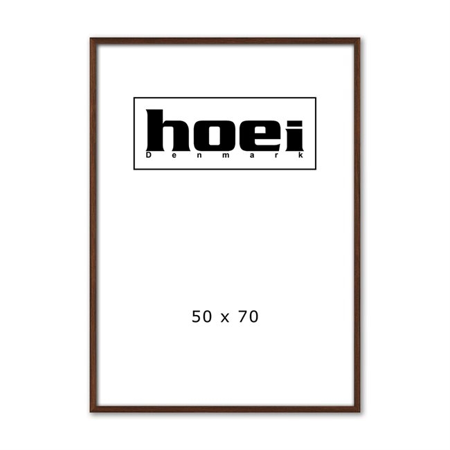 Masiven okvir iz temnega hrasta za fotografije in plakate 50 x 70 cm