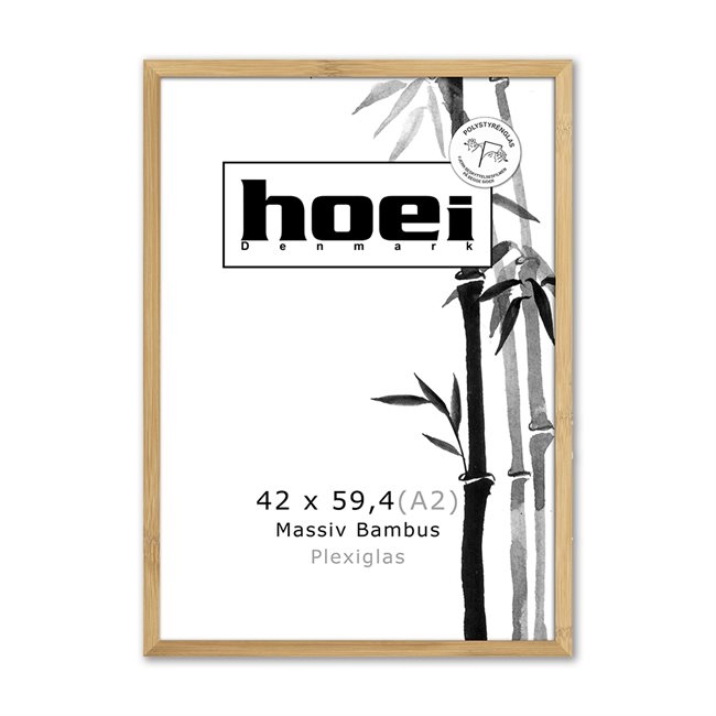 Bambus leseni okvir za fotografije in plakate 42 x 59,4 PLEXI A2 cm