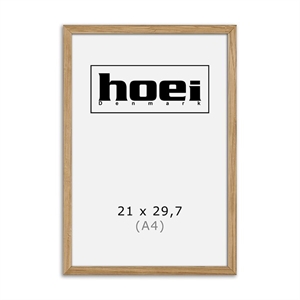 Massiv okvir iz hrastovega lesa za fotografije in plakate 21 x 29,7 cm (A4)