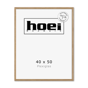 Masivni hrastov okvir za fotografije in plakate 40 x 50 PLEXI cm