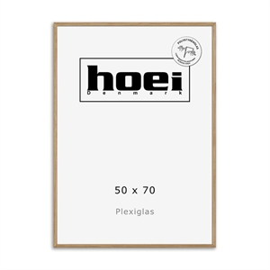Masivni hrastov okvir za fotografije in plakate 50 x 70 PLEXI cm
