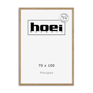 Masivni hrastov okvir za fotografije in plakate 70 x 100 PLEXI cm