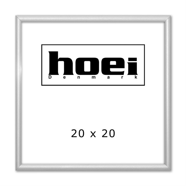Srebrni aluminijasti okvir - 20 x 20 cm