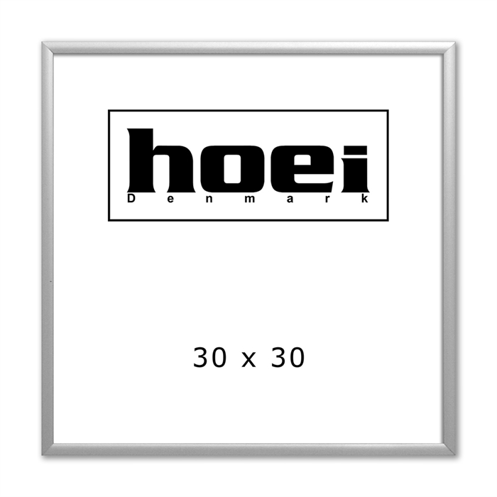 Srebrni aluminijasti okvir - 30 x 30 cm