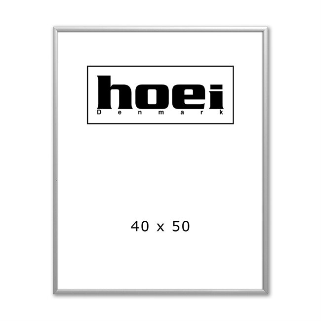Srebrni aluminijasti okvir - 40 x 50 cm