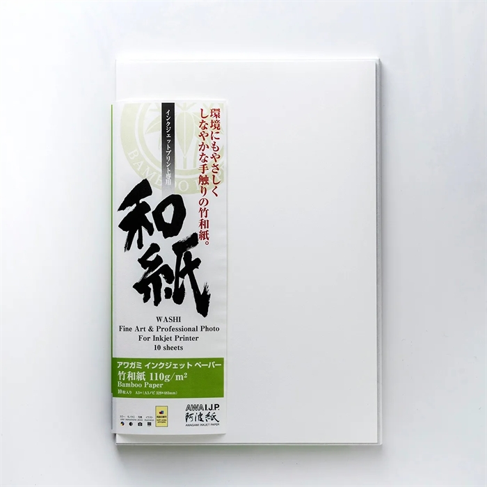 Awagami Bamboo 110 - 110 g/m², A2 10 listov