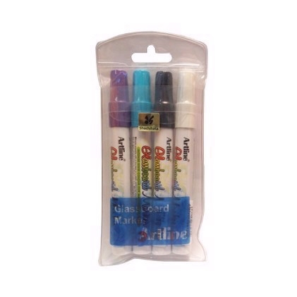 Artline Glastavle marker (4 v etuiju)