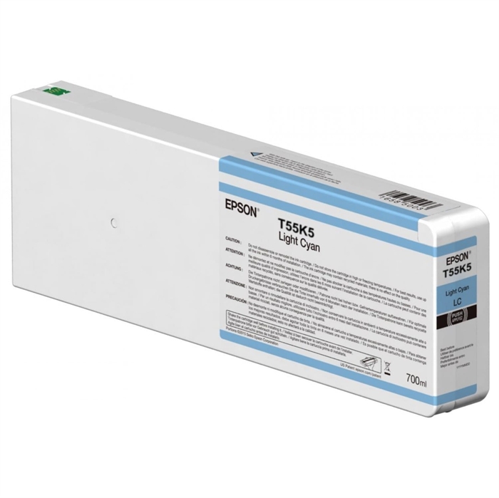 Epson Light Cyan T55K5 - 700 ml kartuša s črnilom