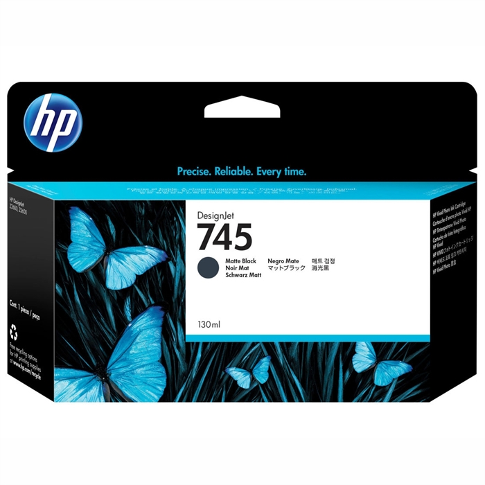 HP 745 mat Black kartuša, 130 ml