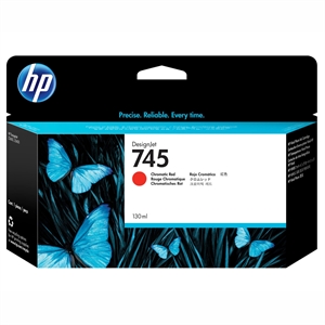 HP 745 Chromatic Red a kartuša, 130 ml