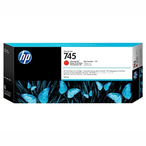 HP 745 Chromatic Red a kartuša, 300 ml