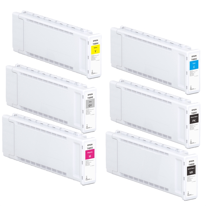 Celoten komplet 700 ml kartuš s črnilom za Epson P6500 in P8500