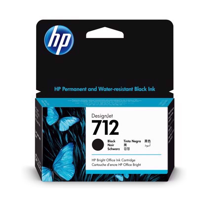 HP 712 38-ml Black ?rnilna kartuša DesignJet