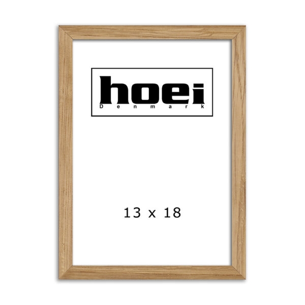 Masivni okvir iz hrastovega lesa za fotografije in plakate 13 x 18 cm