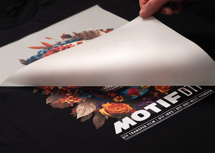 Motif Premium Premazan Instant Hot Peel DTF Pet Transferni Film 75mikronov - 30 cm x 100 metrov