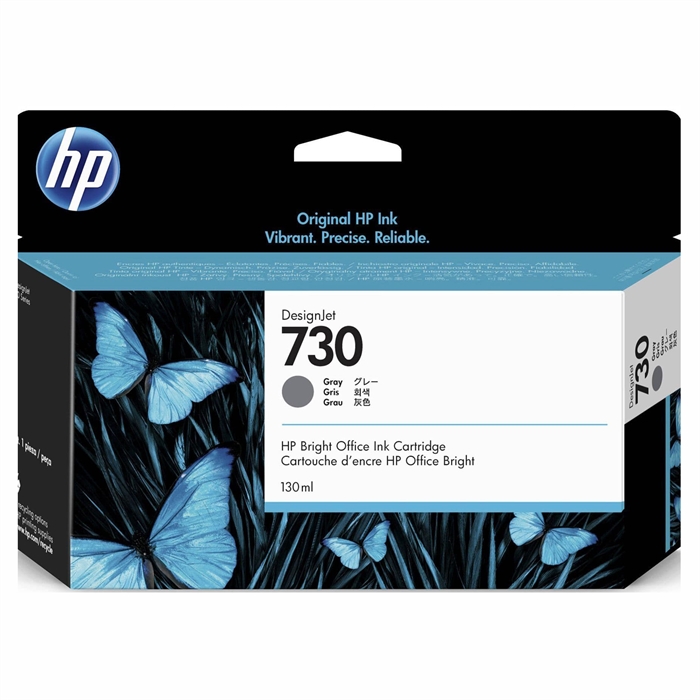 HP 730 130 ml Grey kartuša DesignJet