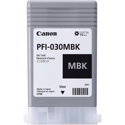 Canon Matte Black PFI-030MBK - 55 ml črnilna kartuša