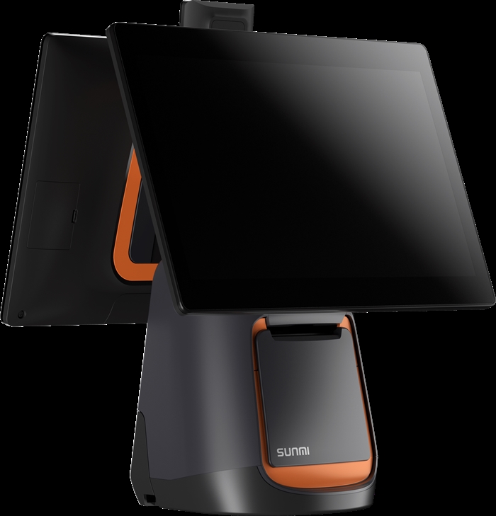 Sunmi T2S - A9, 15,6" + 10", 4GB+64GB, Wifi, 80mm tiskalnik