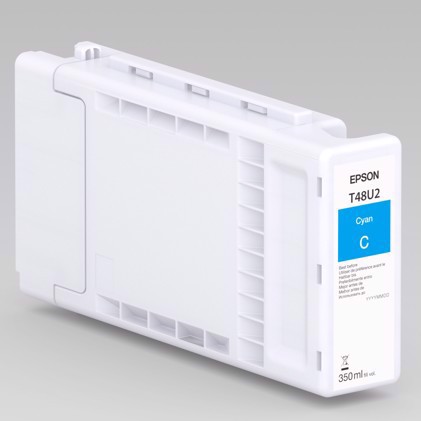 Epson Cyan T48U2 - 350 ml kartuša s črnilom