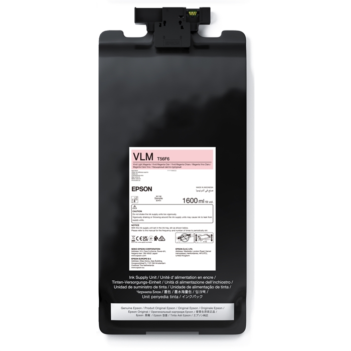 Epson Vivid Light Magenta T56F6 - 1600 ml vrečka s črnilom