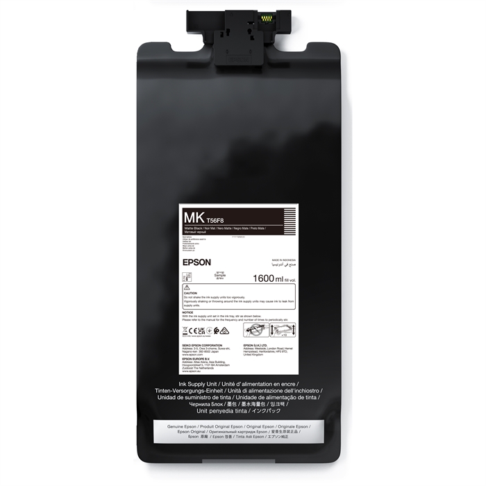 Epson Matte Black T56F8 - 1600 ml črnilo v vrečki