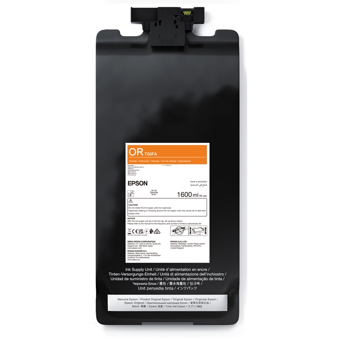 Epson Orange T56FA - 1600 ml vrečka črnila