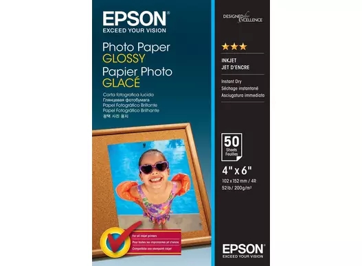 Epson foto papir sijajni 200 g/m² - 10x15 cm - 50 listov