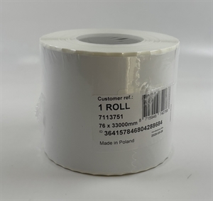 Epson visoko sijajna etiketa, neprekinjen trak, 76 mm x 33 metrov